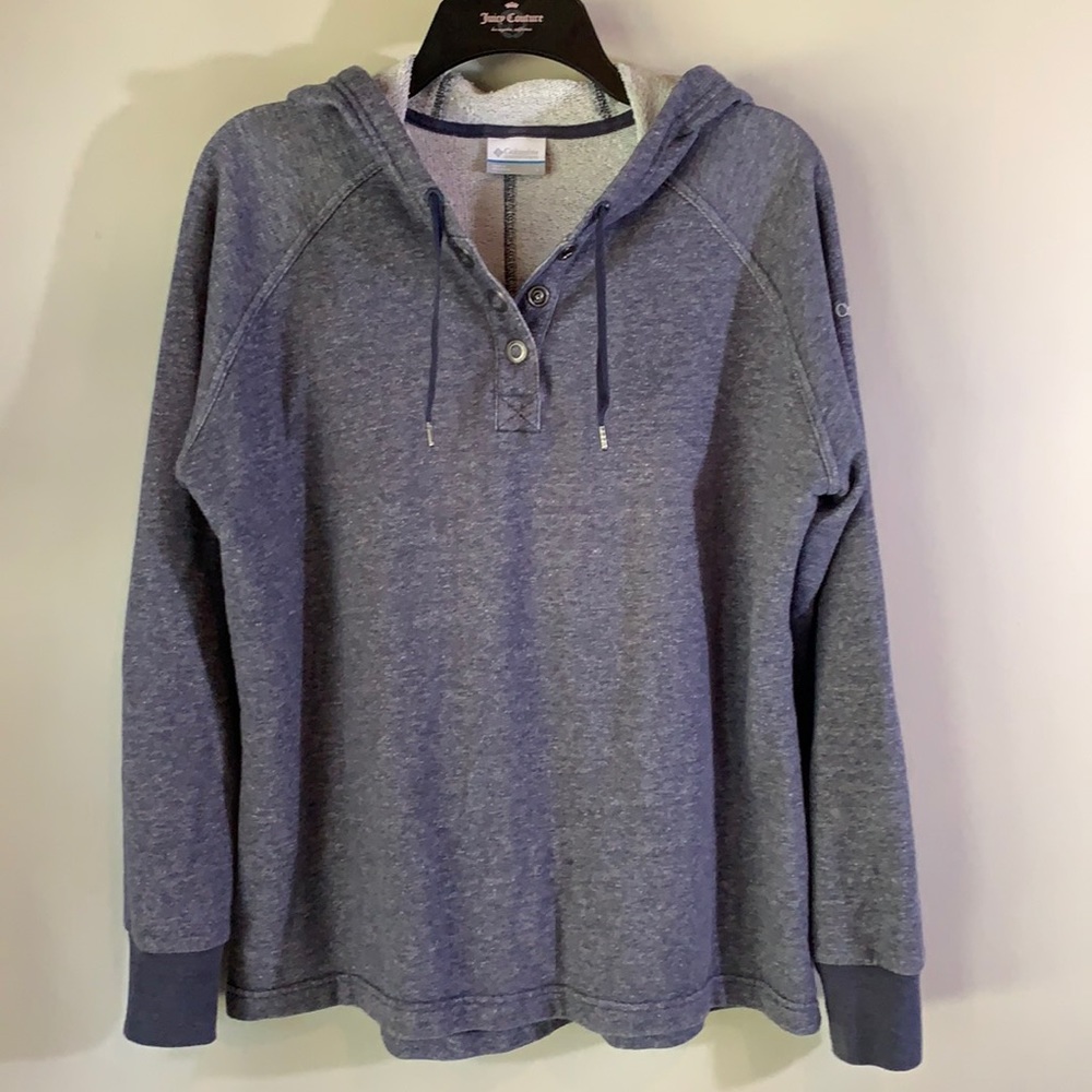 Hooded Terry Columbia Pullover Top